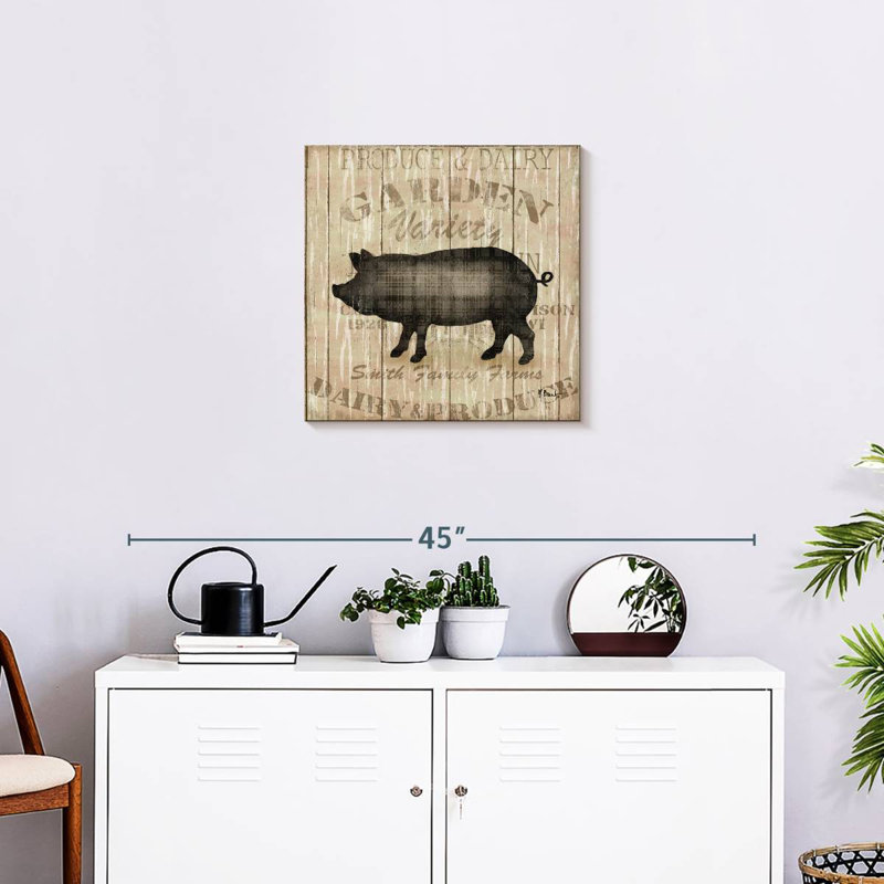 Khylige Farmer's Market Crate II Wall Sign, 20" H x 20" W