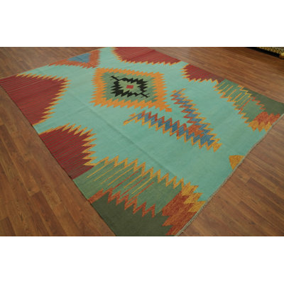 Geometric Kilim Oriental Area Rug 8x10