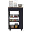 Blosson Kitchen Cart, One Drawer, Two Open Shelves, Four Casters - Light Oak-766290933