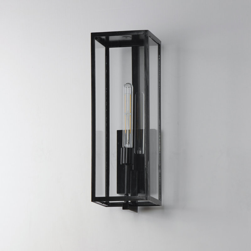 Rosewood Aluminum Wall Light, 21.5" H x 7' W x 8.5" D