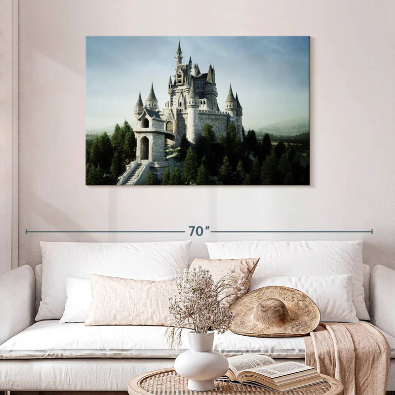 Château de conte de fées Lilie, H 30 po x l 45 po