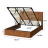 Curated visual reference: Fresh Look at Latitude Run Queen Lift Up Storage Bed Frame Wood Hydraulic