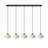 Bangor 40-inch 5-light Kitchen Island Pendant Light Yellow Travertine-1168581719-1163735759