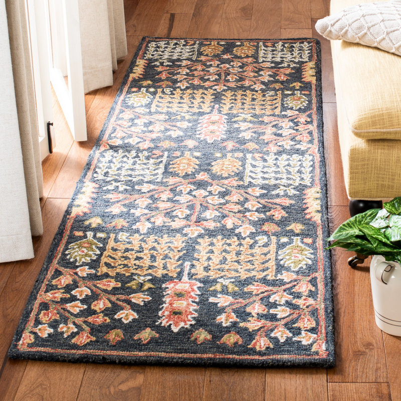 Tapis en laine tuftÃ© Ã  la main Donnett Southwestern, Tapis de couloir 2 pi 3 po x 11 pi