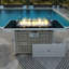 K&K 43" Propane Gas Fire Pit Table-556946415