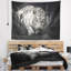 Tapisserie blanche de tigre Animal-28484028
