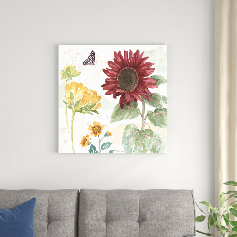 Sunflower Splendor VI par - impression, H 30 po x l 30 po