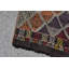 Tapis Boho, tapis audacieux, tapis en laine rouge, tapis rétro, kilim, tapis décoratifs 3,9 x 5,4 pi, tapis turc