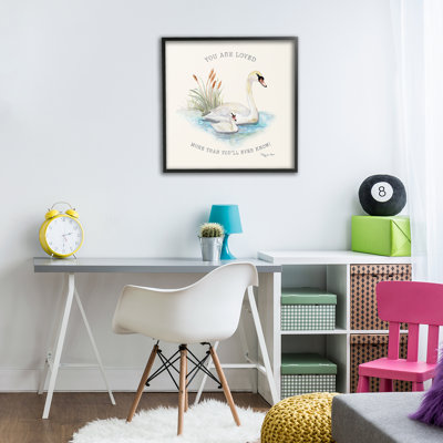 «More Than You Know Swans», estampe numérique, design par Audrey Jeanne Roberts