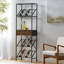 Graveley 21 Bottle Floor Wine Bottle & Glass Rack in