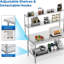 60 X 30 In. Stainless Steel Table With Overshelves And Detachable Hooks