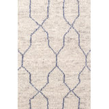 Massena Blue Hand Knotted Wool Rug
