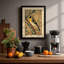 Bird Art Deco - Framed Print-1223984075-1223984078