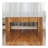 Solid Wood Soba Straight Media Unit, Oak