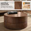 Ensemble de salon moderne 5 pièces avec canapé, table basse, fauteuil et armoire Bhavin-1253030198-1253030196
