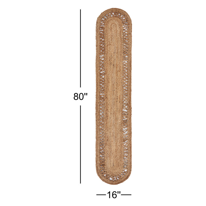 Colangelo Natural Jute Woven Table Runner