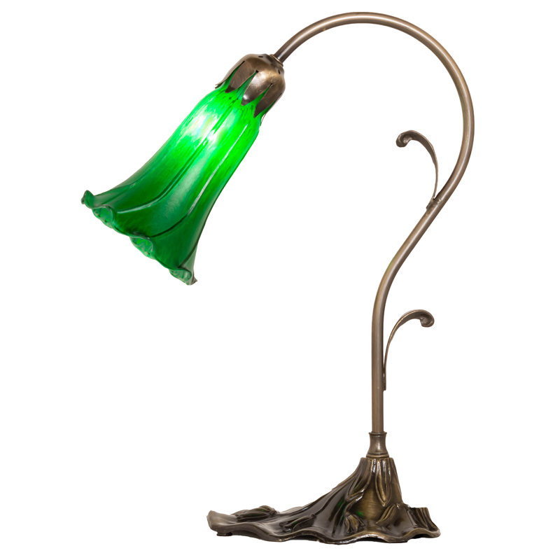 Frentz Arched Table Lamp, Green
