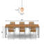 Luminaire suspendu en métal 9,25 po Aarni