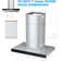 Midea MVT30W9AST 30" T-Shape Range Hood, 450 CFM, 5-Layer Filters, Ductless Convertible