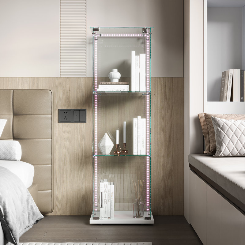Display Cabinet, White