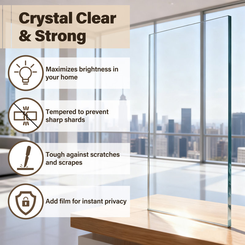 Intérieur 6-Lite Clear, 80 po x 24 po