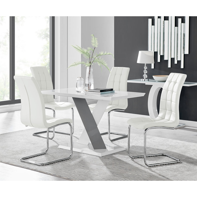 Eubanks 5 - Piece Dining Set, White