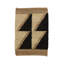 Geometric Hand Woven Flatweave Rectangle 6' x 9' Hemp Area Rug in Black/Brown