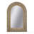 24.2"X36" Woven Texture Decorative Arched Mirror