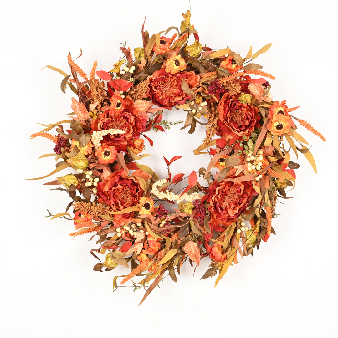 Handcrafted Faux 26'' Wreath The Holiday Aisle® Wreath 