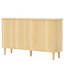 Buffet 59,74 "moderne en noyer avec rangement-1560566733