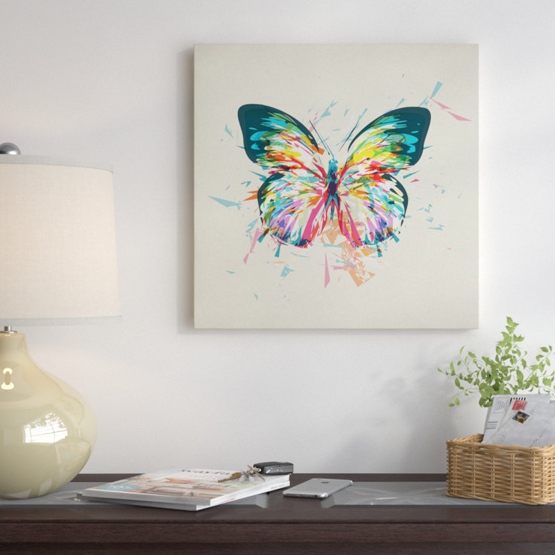 « métamorphose », reproduction d’impression sur toile tendue, H 37 po x l 37 po x P 1,5 po, Toile avec cadre noir