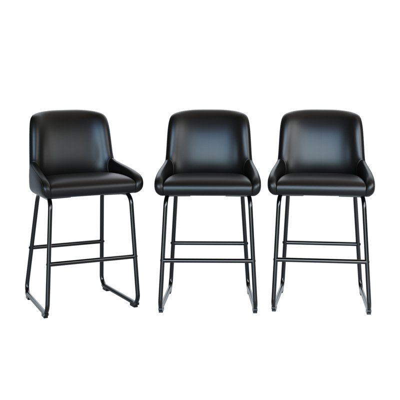 Counter Stool with Metal Frame