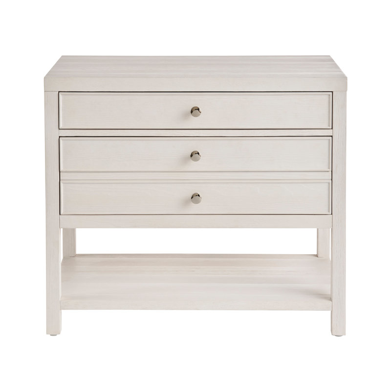 Saugatuck 2 - Drawer Nightstand, White Sand