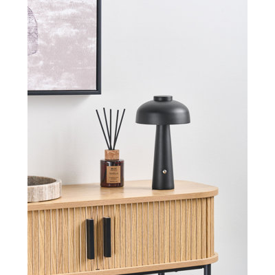 Wireless LED Table Lamp AGUSAN With Dimmer Metal Grey