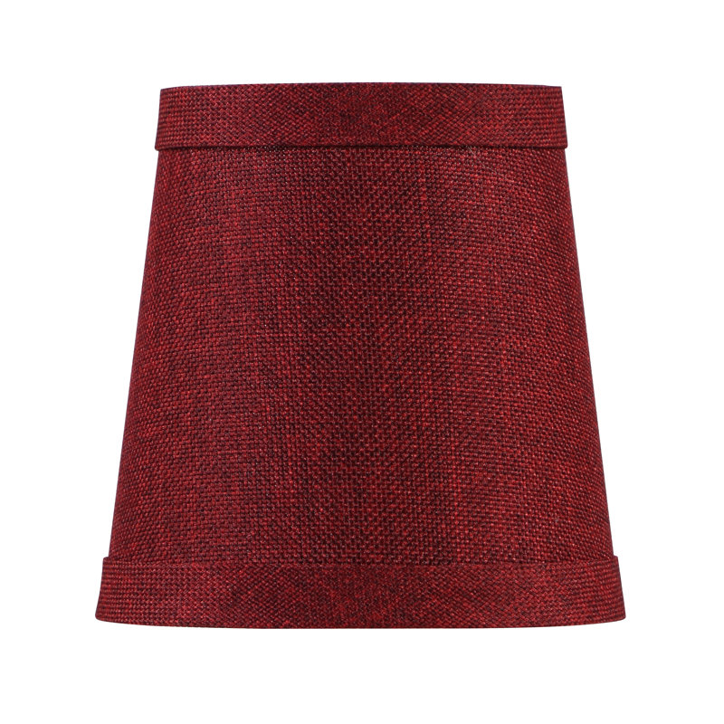 Zacharia 4'' H Burlap Empire Lamp Shade