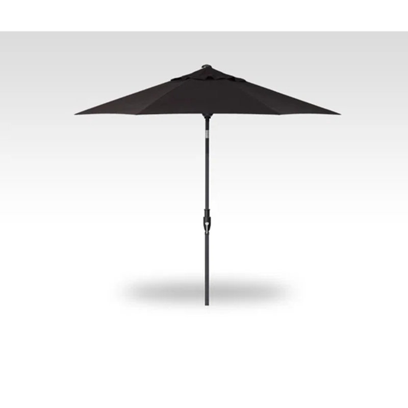 Parasol de marché Glide Tilt Octagon, Noir, H 99,4 po x l 105,4 po x P 105,4 po