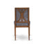 L'ensemble de salle à manger 7 pièces comprend une table ronde et 6 chaises en cuir à dossier élégant, noyer antique-1599153400-1599810697-1599810741