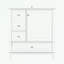 Meuble-lavabo de salle de bain avec lavabo, porte à fermeture douce et 3 tiroirs-175654216