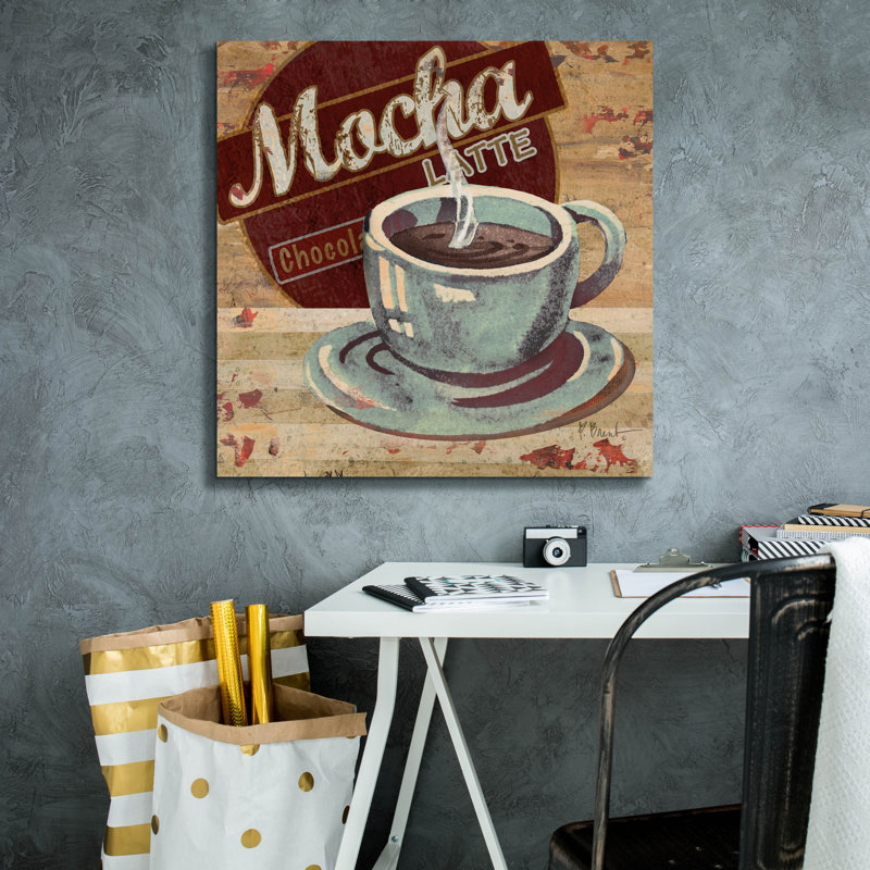 «Coffee Brew Sign II» par Paul Brent, H 26 po x l 26 po x P 1,5 po