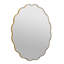 Cleo Scalloped Metal Mirror-1647291935
