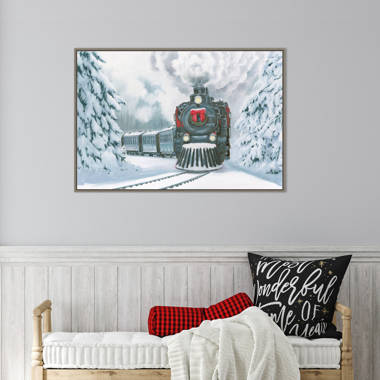 The Holiday Aisle® Christmas Decorations Vintage Christmas Wall Decor  Winter Tree Wall Art Prints Christmas Pictures Xmas Art For Bedroom  Farmhouse Decorations Framed On Canvas Painting