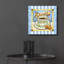 «Tea Blissful Blue Teacup» par Cathy Horvath-Buchanan, art mural en verre acrylique-263743783
