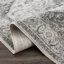 Tapis oriental gris en polypropylène tissé à la main-1103108777