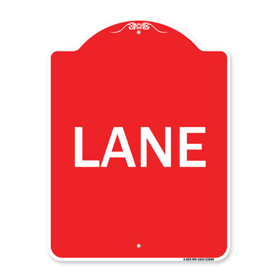Enseigne Signmission Designer Series - Lane / 23890