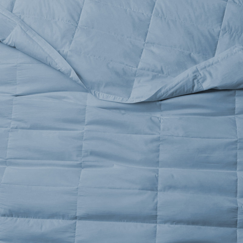  Lyocell Lightweight Cooling Down Blanket, Queen, Aero Blue