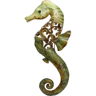 Handmade Coastal Animals Wall Decor on Metal