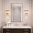 Social Club 3-Light 2-Tier Crystal Wall Sconce - Havana Gold