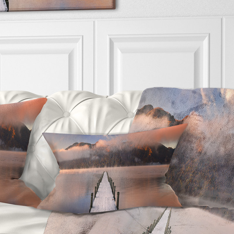 Jetée paysage marin, Rectangulaire, 12 po x 20 po