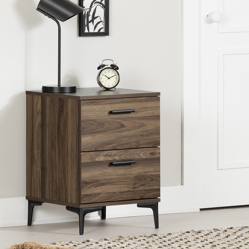 Woodacre 16.75'' W Nightstand, Natural Walnut