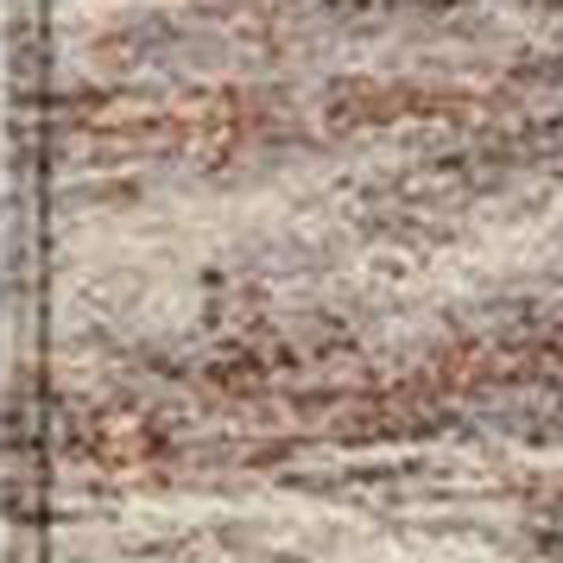 Tapis extérieur lavable abstrait en terre cuite et beige 5 pi x 8 pi